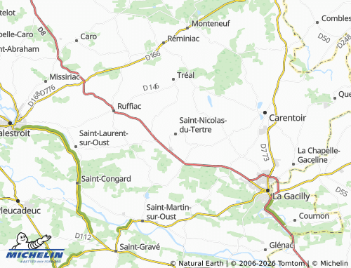 MICHELIN Saint-Nicolas-du-Tertre map - ViaMichelin