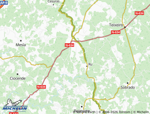 Carte MICHELIN Albite - ViaMichelin