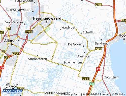 MICHELIN Ursem map - ViaMichelin