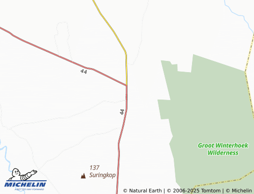 MICHELIN Porterville map - ViaMichelin