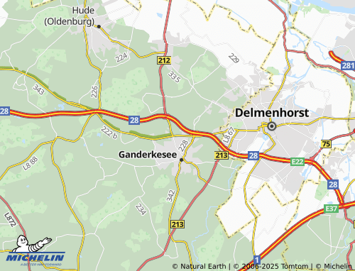 MICHELIN-Landkarte Bookhorn - ViaMichelin