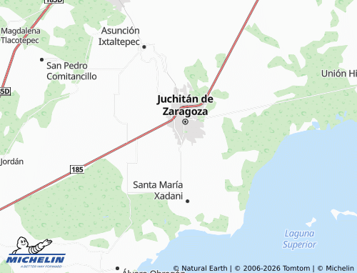 Mapa MICHELIN Colonia La Gloria - ViaMichelin