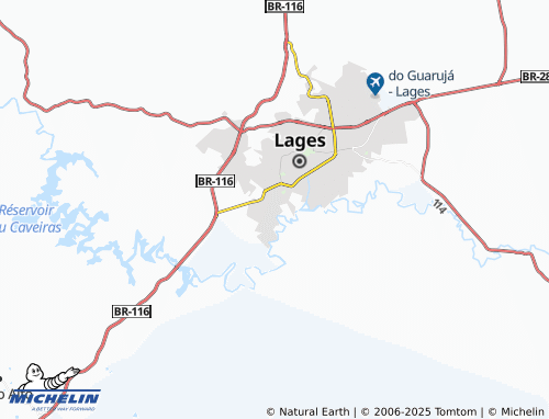 MICHELIN Araucária map - ViaMichelin
