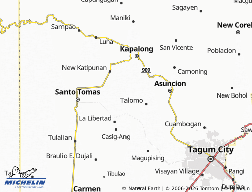 MICHELIN Kimamon map - ViaMichelin