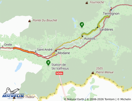 MICHELIN La Norma map - ViaMichelin
