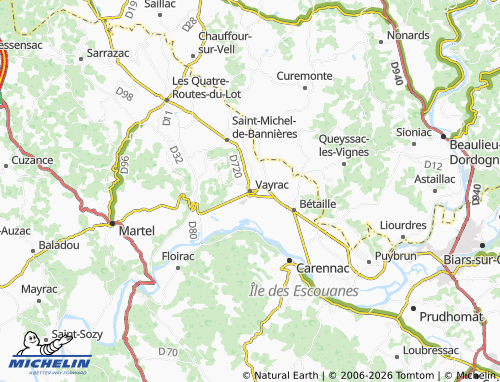 Mappa MICHELIN Vayrac - ViaMichelin