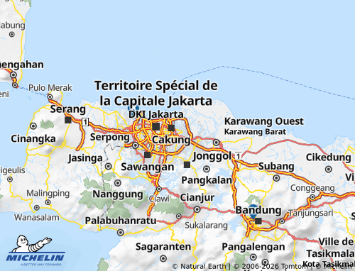 Mapa MICHELIN Kota Bekasi - ViaMichelin