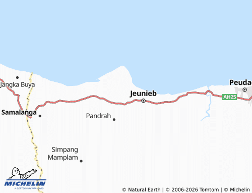 Mapa MICHELIN Nase Barat - ViaMichelin