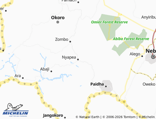 Mappa MICHELIN Nyapea - ViaMichelin