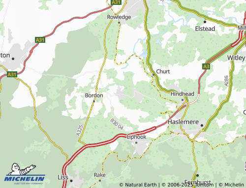 MICHELIN Headley map - ViaMichelin