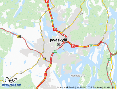 MICHELIN Jyvaskyla map - ViaMichelin