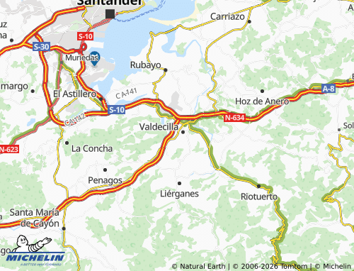 Mapa MICHELIN Sobremazas - ViaMichelin