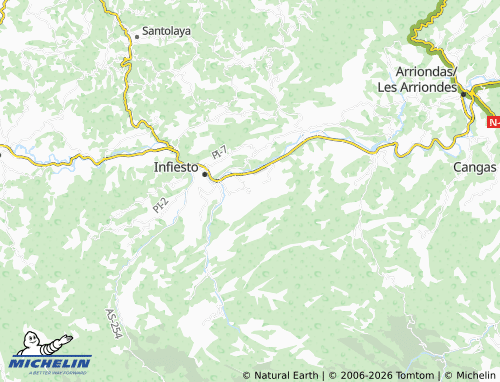 MICHELIN-Landkarte Valle - ViaMichelin
