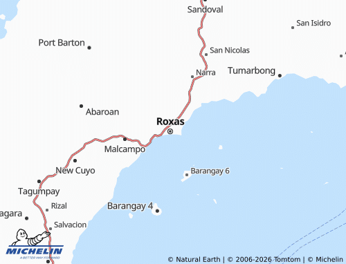 Mappa MICHELIN Barangay 1 - ViaMichelin