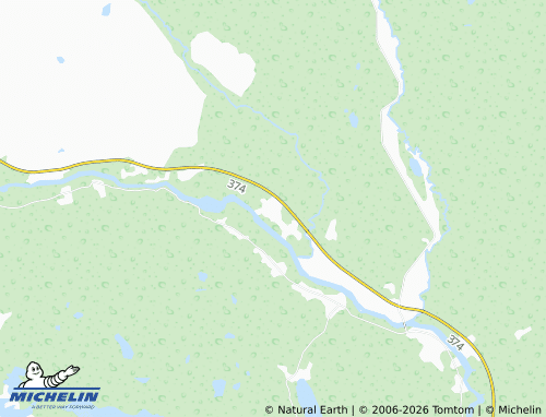 Carte MICHELIN Övre Tväråsel - ViaMichelin