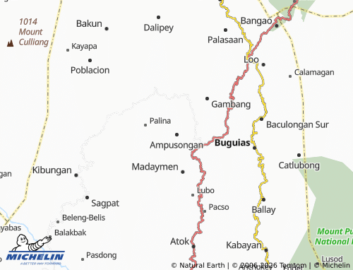 MICHELIN Ampusongan map - ViaMichelin