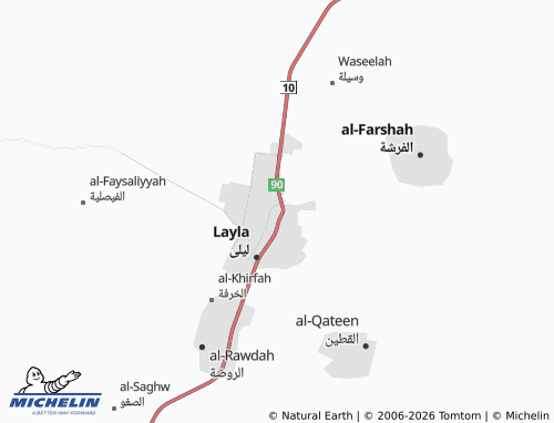 MICHELIN-Landkarte al-'Azeeziyyah - ViaMichelin