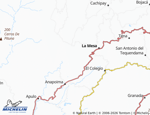 Carte MICHELIN Santa Lucía - ViaMichelin