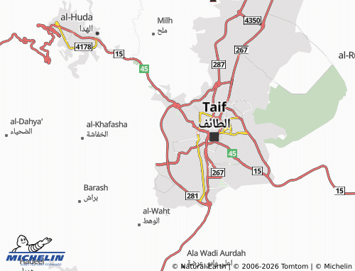 MICHELIN-Landkarte qarwaa - ViaMichelin