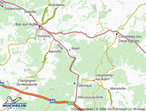 Carte MICHELIN La Taillerie - ViaMichelin