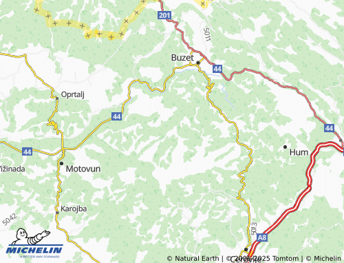 Mappa MICHELIN Vrh - ViaMichelin