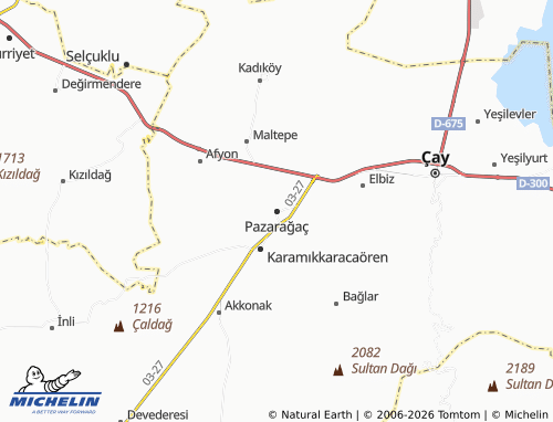 MICHELIN Pazarağaç map - ViaMichelin