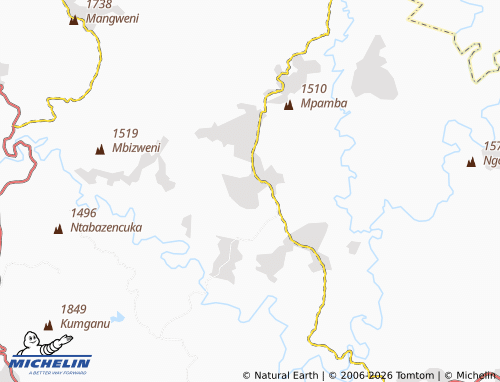 MICHELIN-Landkarte Ntibane - ViaMichelin