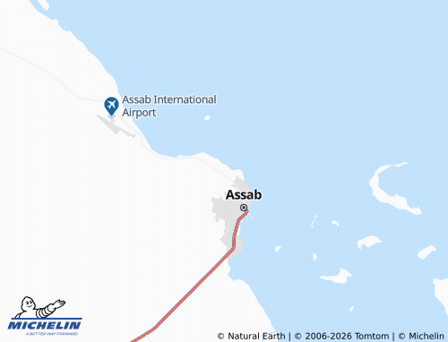 Mappa MICHELIN Small Assab - ViaMichelin
