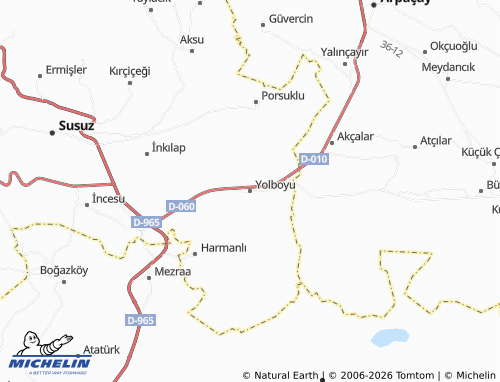 Mappa MICHELIN Yolboyu - ViaMichelin