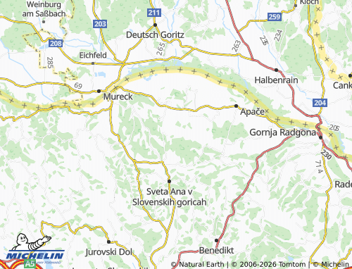 Mapa MICHELIN Janhova - ViaMichelin