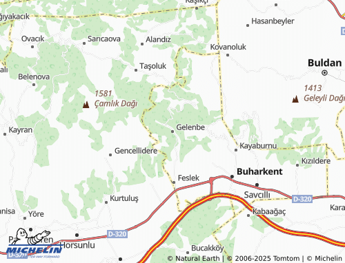 MICHELIN Gelenbe map - ViaMichelin
