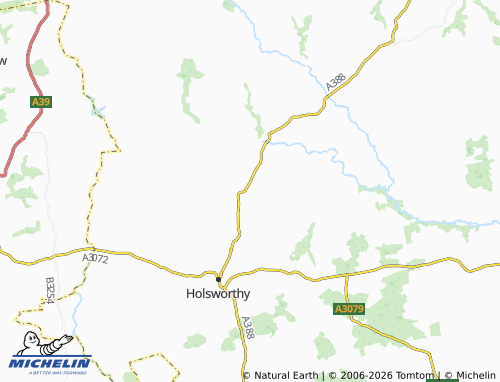 Carte MICHELIN Holsworthy Beacon - ViaMichelin
