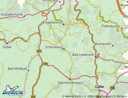 Mapa MICHELIN Schömberg - ViaMichelin