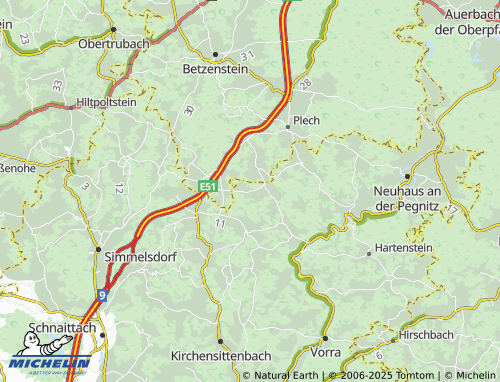 Mapa MICHELIN Henneberg - ViaMichelin