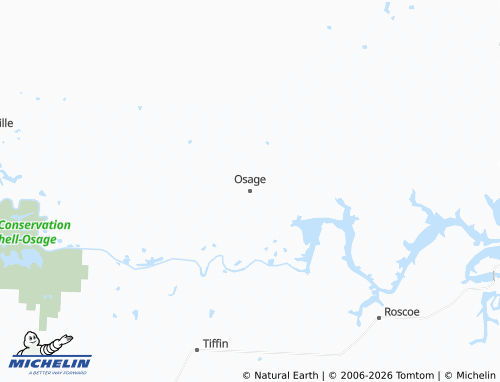 Carte MICHELIN Osage - ViaMichelin