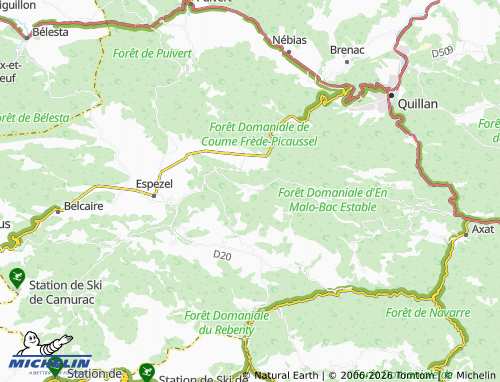 Mapa MICHELIN Joucou - ViaMichelin