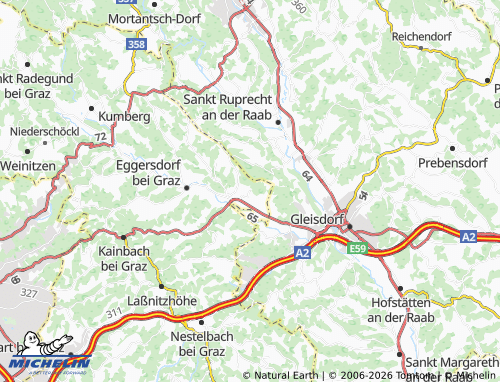 MICHELIN Brodingberg map - ViaMichelin