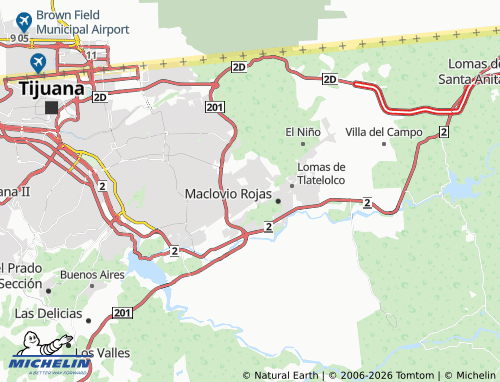 Mappa MICHELIN Valle del Sol - ViaMichelin