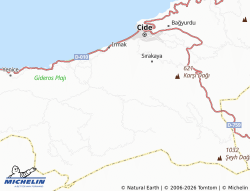 MICHELIN-Landkarte Çukurçal - ViaMichelin