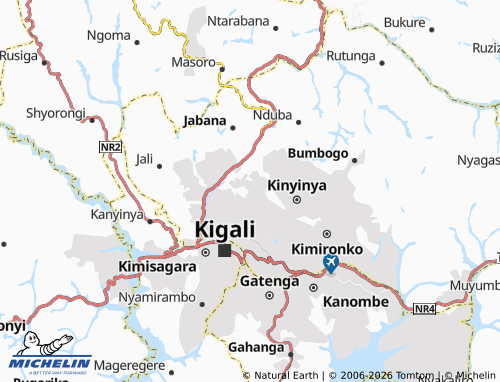 Mapa MICHELIN Kagugu - ViaMichelin