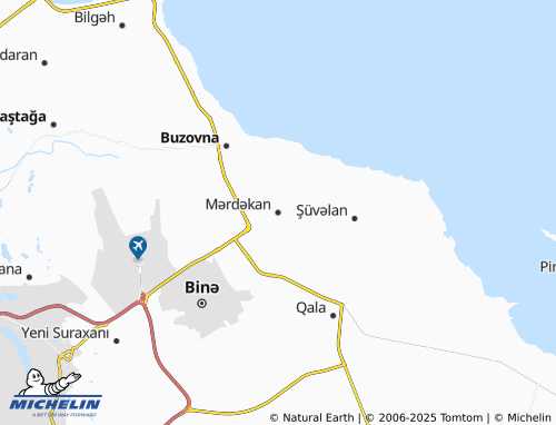 Carte MICHELIN Mərdəkan - ViaMichelin