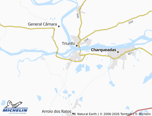 Mapa MICHELIN São Thomas - ViaMichelin