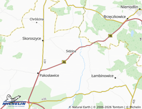 Carte MICHELIN Sidzina - ViaMichelin