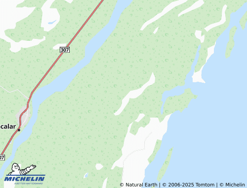 MICHELIN Raudales map - ViaMichelin