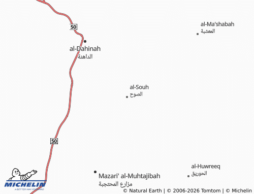MICHELIN Al Suh map - ViaMichelin