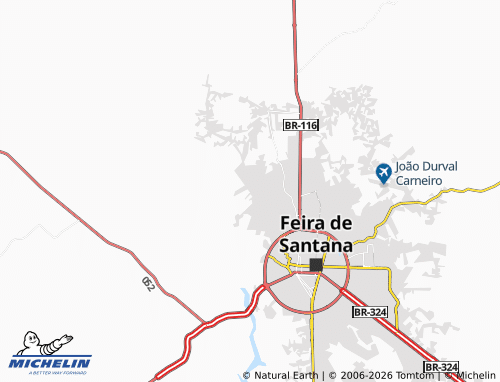 Mappa MICHELIN Asa Branca - ViaMichelin