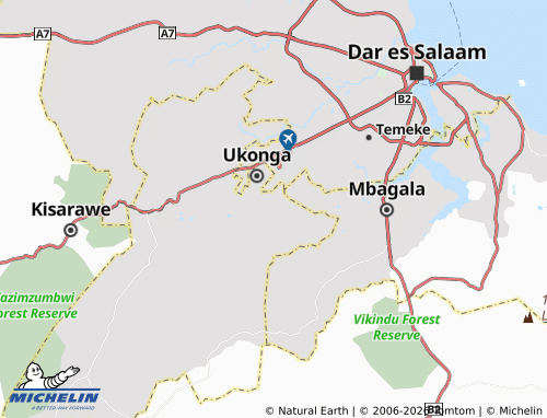 MICHELIN-Landkarte Kitunda - ViaMichelin