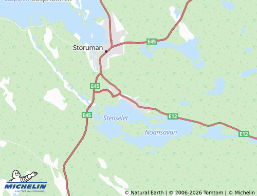 MICHELIN Stensele map - ViaMichelin