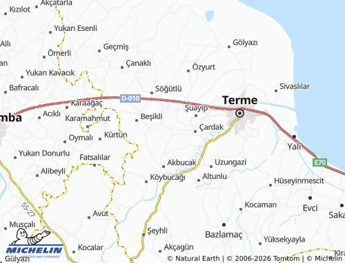 MICHELIN Kuşçulu map - ViaMichelin