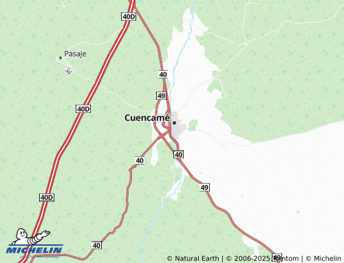 MICHELIN Cuéncame de Ceniceros map - ViaMichelin